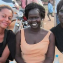 Helen Animashaun (left) works with the South Sudan Women’s Empowerment Network.