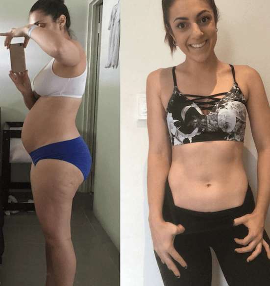 No More Bloat before and after